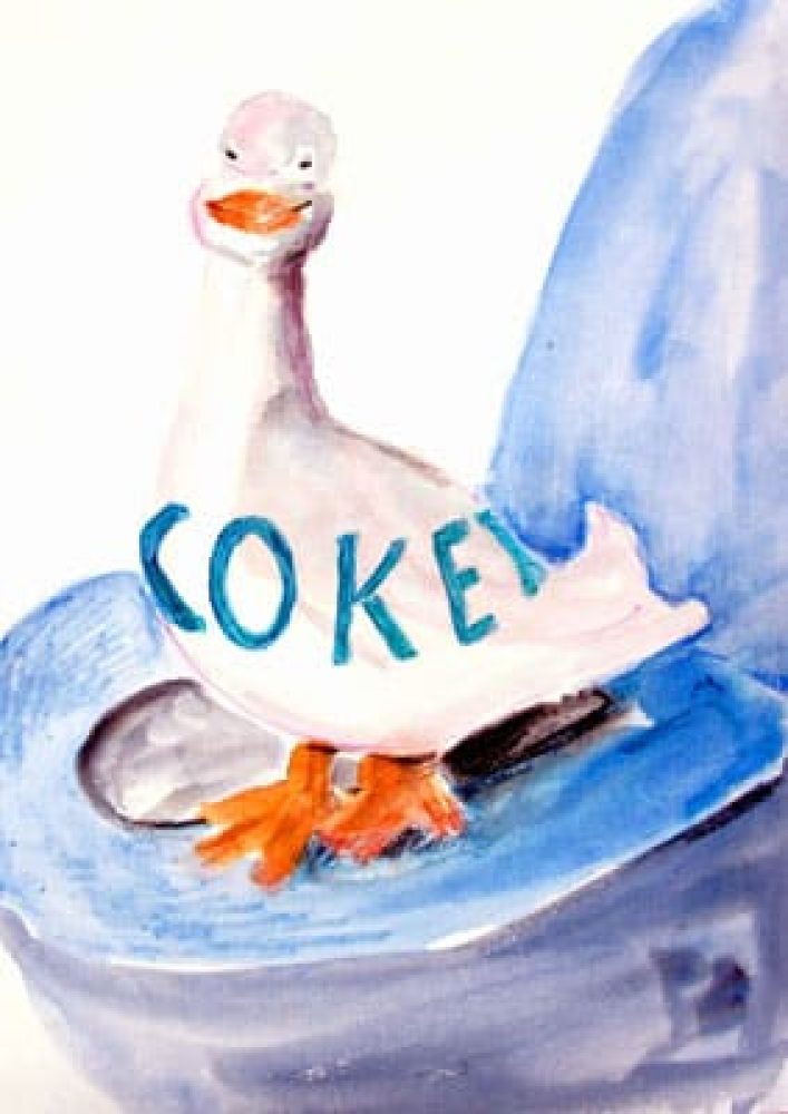 Kokett Duck 2006 - 29,5 x 21 cm - watercolour on paper