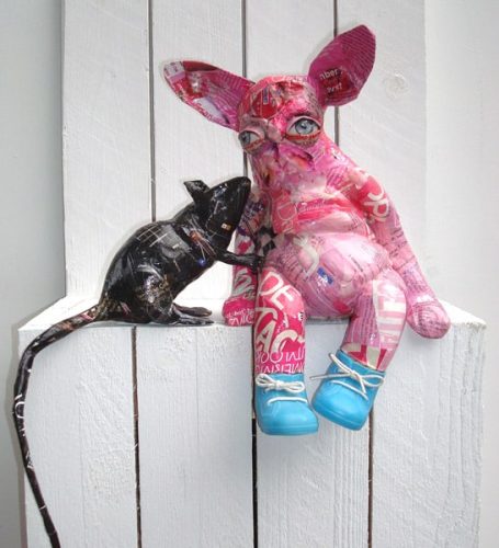 Script 2009 - object 40 x 35 x 20 cm - mixed media