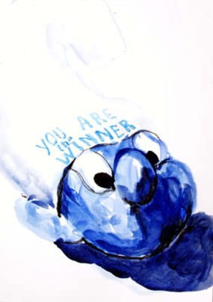 You are the winner 2006 - 29,5 x 21 cm - mixed media on paper