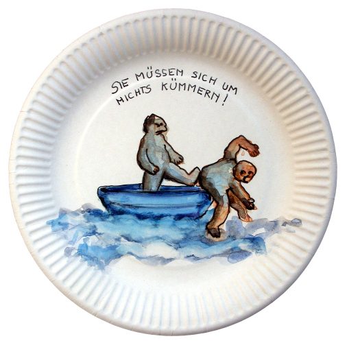 Paper plate - diameter 24 cm