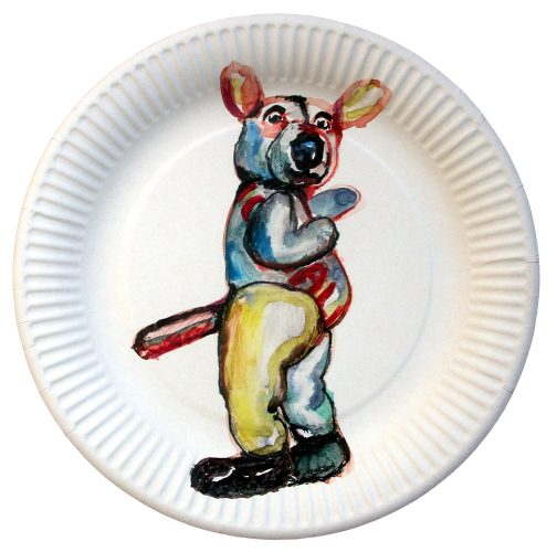 Paper plate - diameter 24 cm