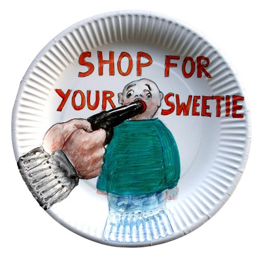 Paper plate - diameter 24 cm