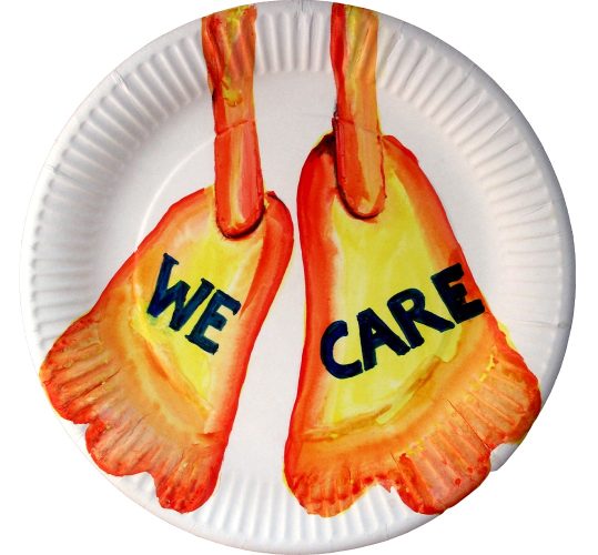 Paper plate - diameter 24 cm