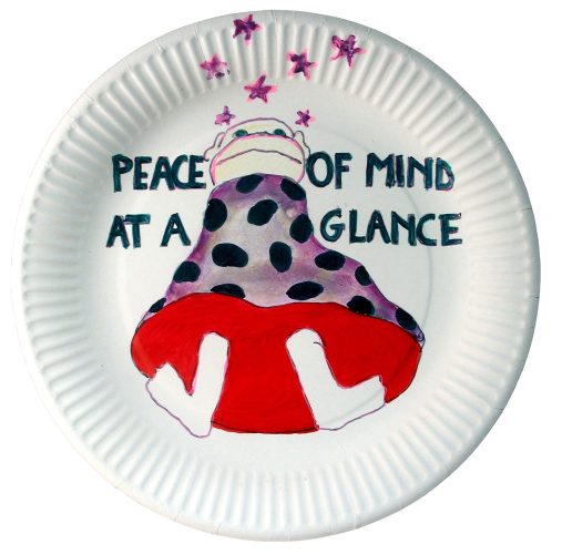 Paper plate - diameter 24 cm